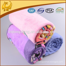 2015 Hot Sale Promotion Products Popular And Lovely Design 100% Cotton Flannel Brushed Blankets